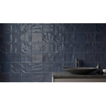 GLISTRA - 6X6, BLUE, SATIN